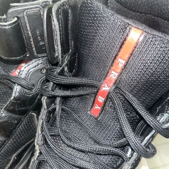 Prada americas cup high top sneakers (size 10.5) - Picture 3 of 3